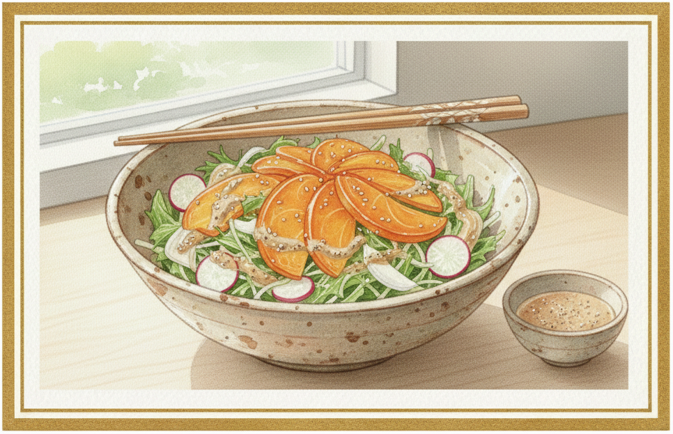 彩り和風サラダ